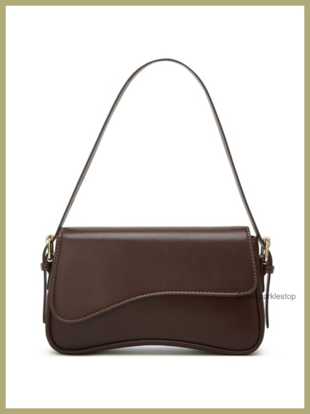 Y2K Hobo Shoulder Bag PU Leather Crossbody Purse 2 Straps